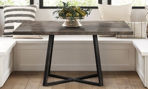 Pictured at 60" in Deep Grey Finish. Pictured with the <a href="/products/allston-chandelier">Allston Chandelier</a>.