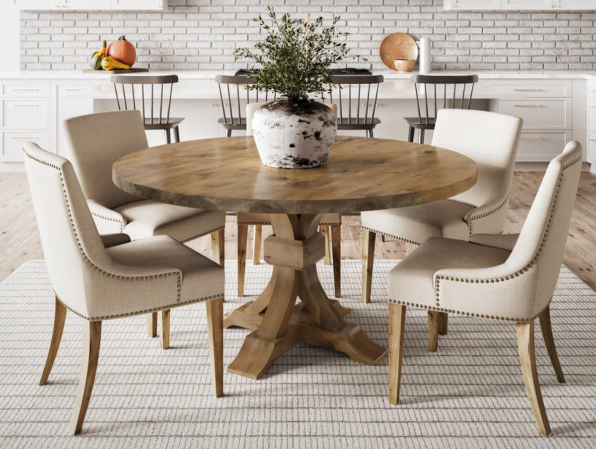 Solid Wood Round Table – James+James