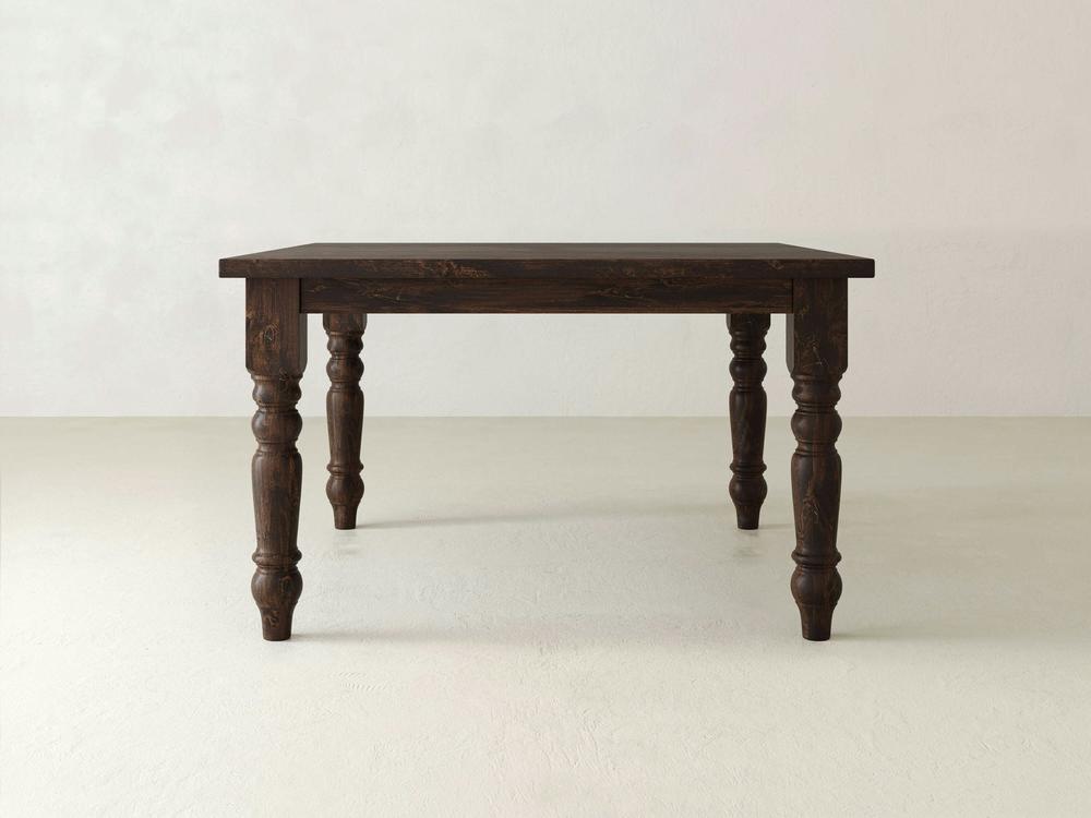 12 Seater Dining Table - Turned Leg Square Table for 12 | James+