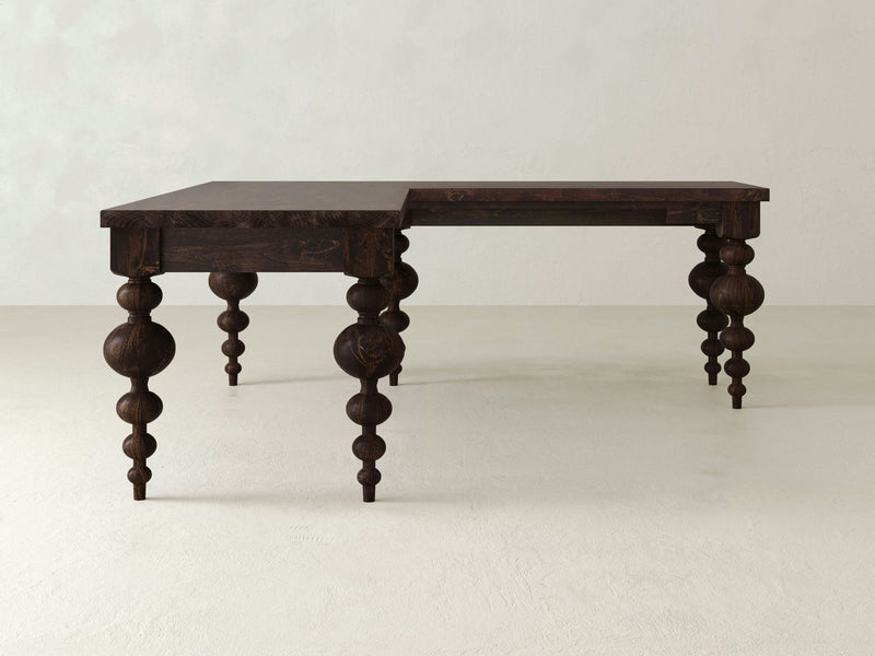 An Olivia Corner Desk - Tobacco by James+James.