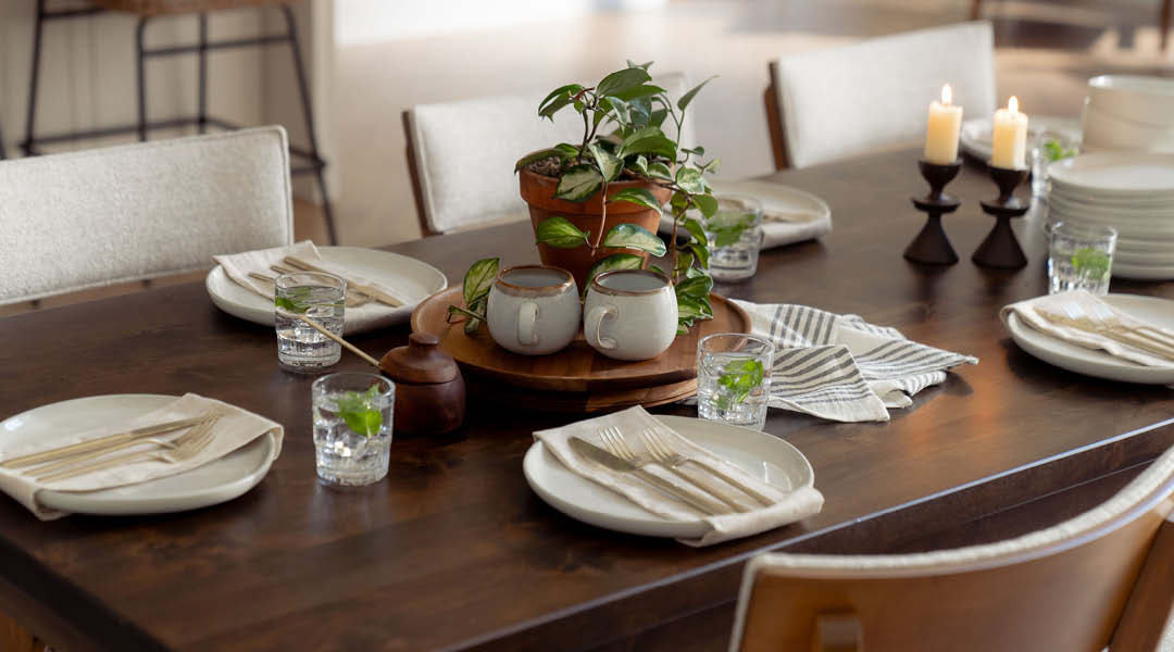 12 Seater Dining Table Turned Leg Square Table for 12 James James James James