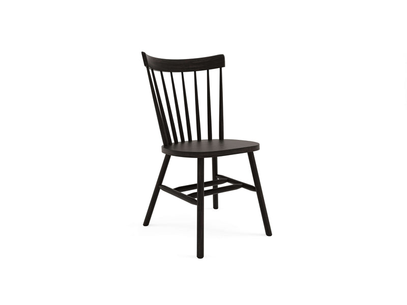 Rustic Windsor Dining Chair - Charred Ember