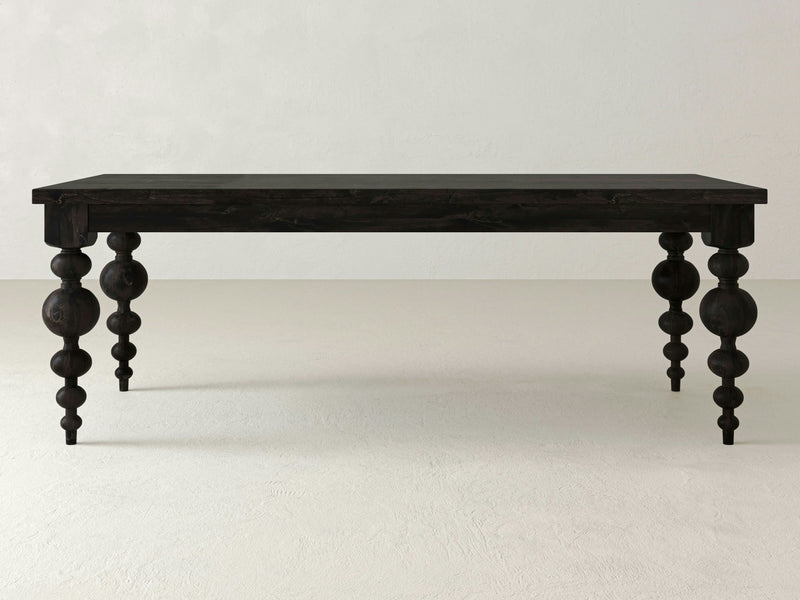 Olivia Dining Table - Charred Ember