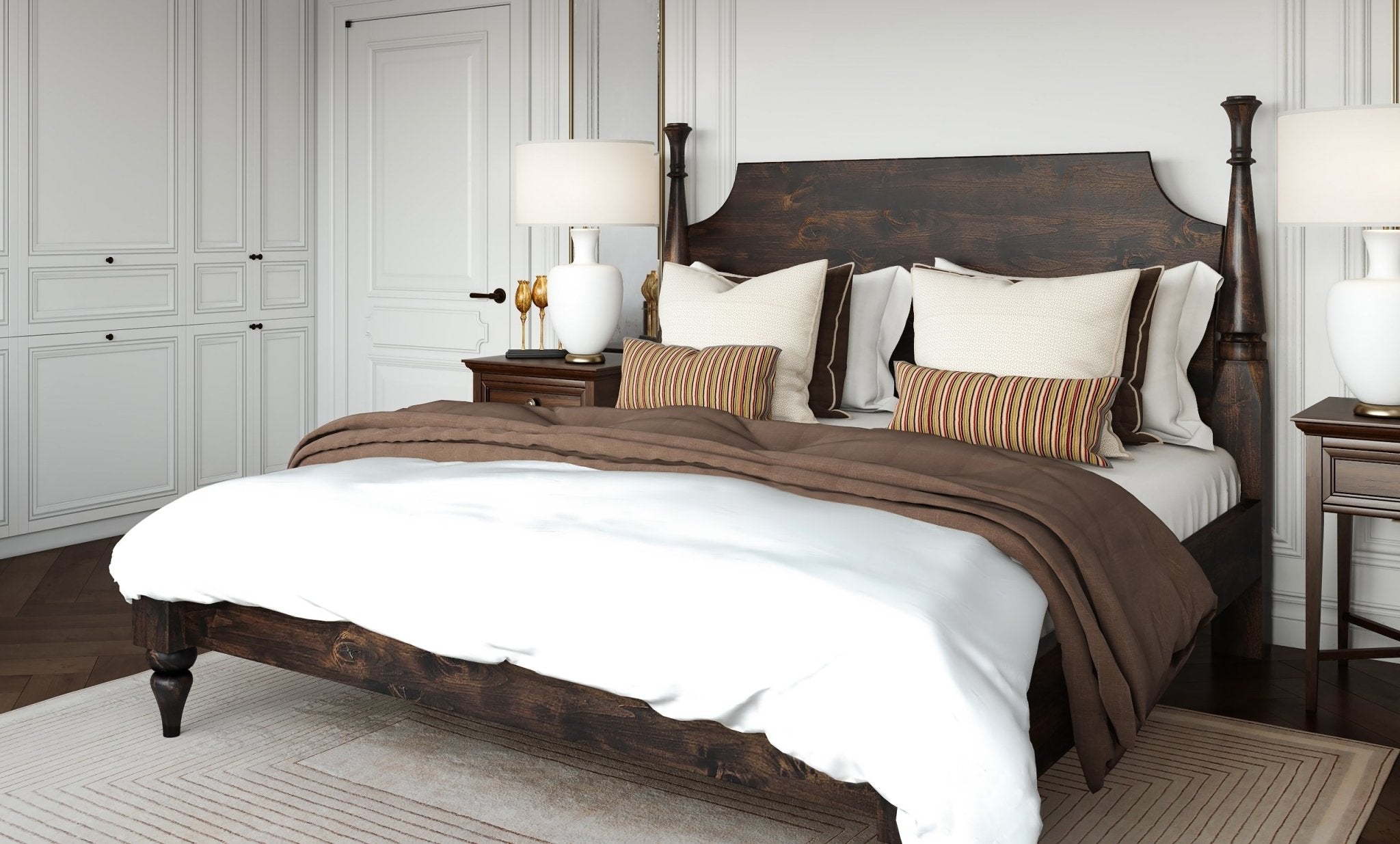 Stella Hardwood Bed – James+James