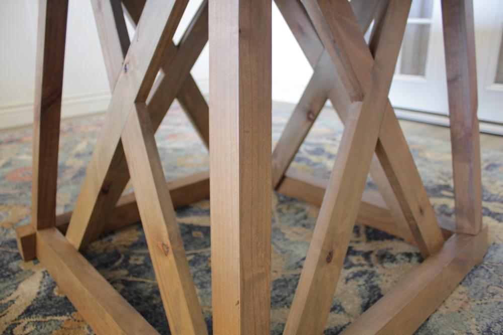 Julia Round Dining Table Solid Hardwood Made in USA James+James