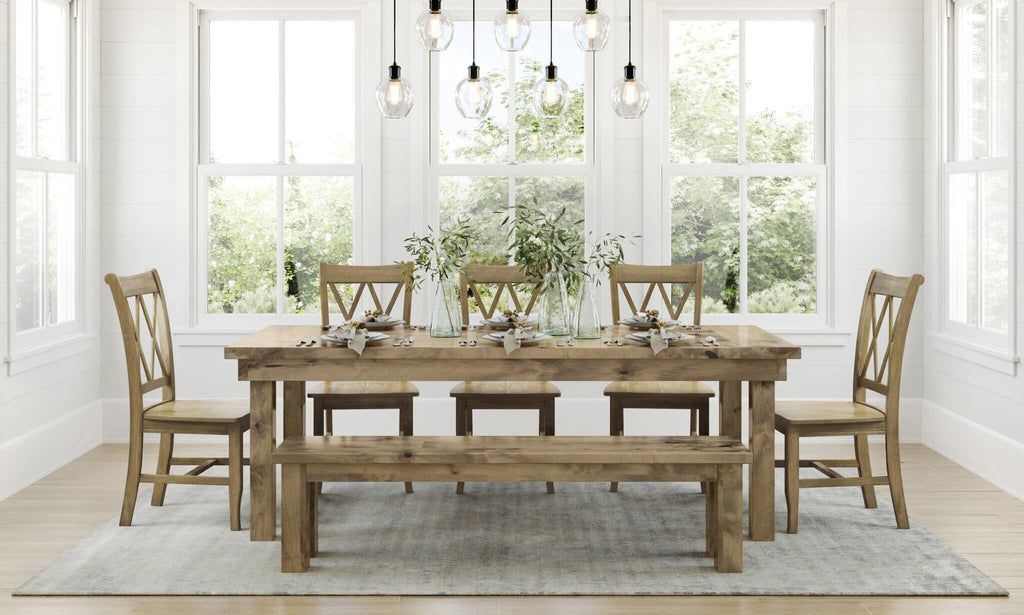dining room tables and benches